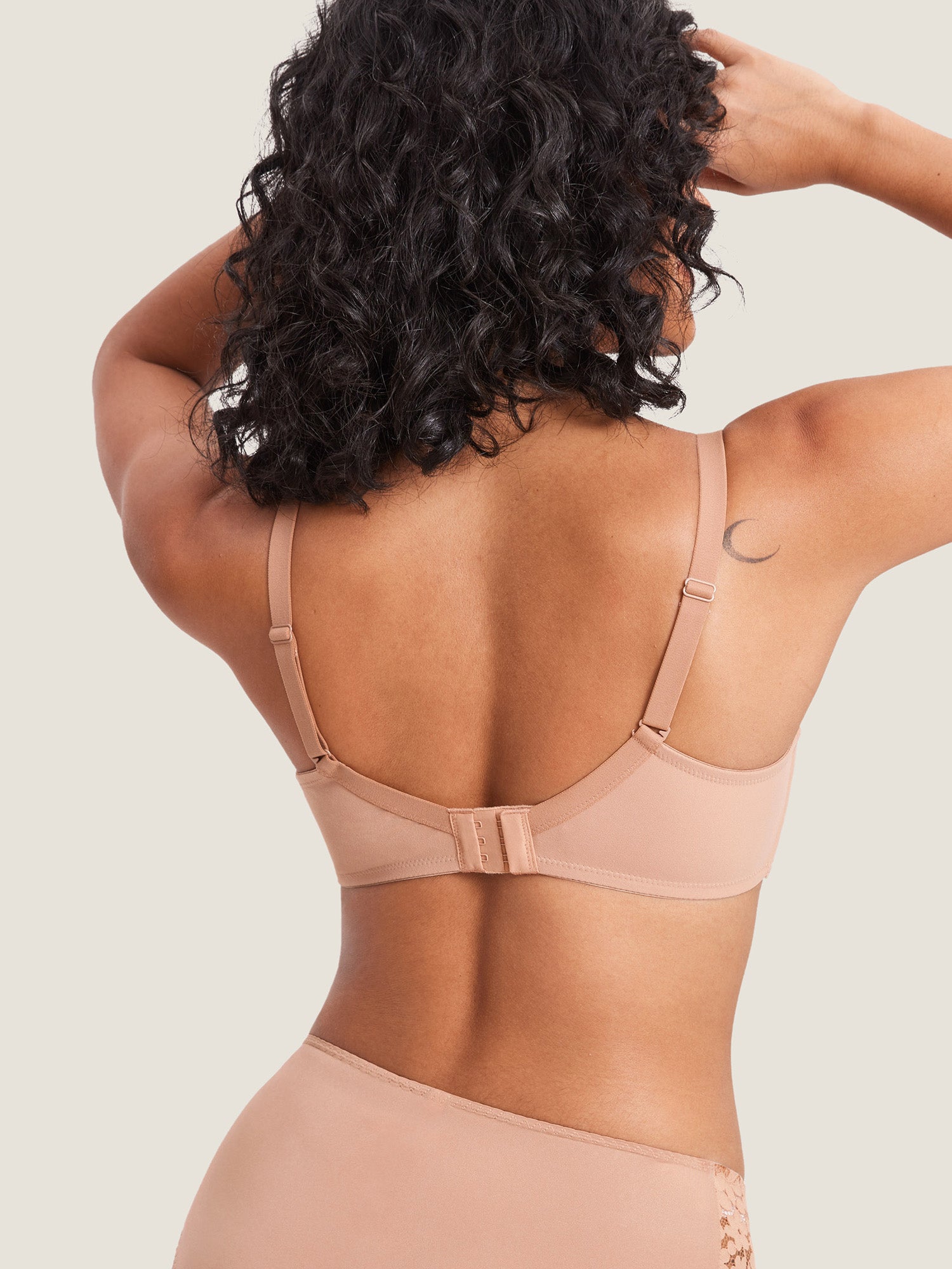 MOMANDA Cotton Lining Hands Free Pumping Bra Cream Coffee