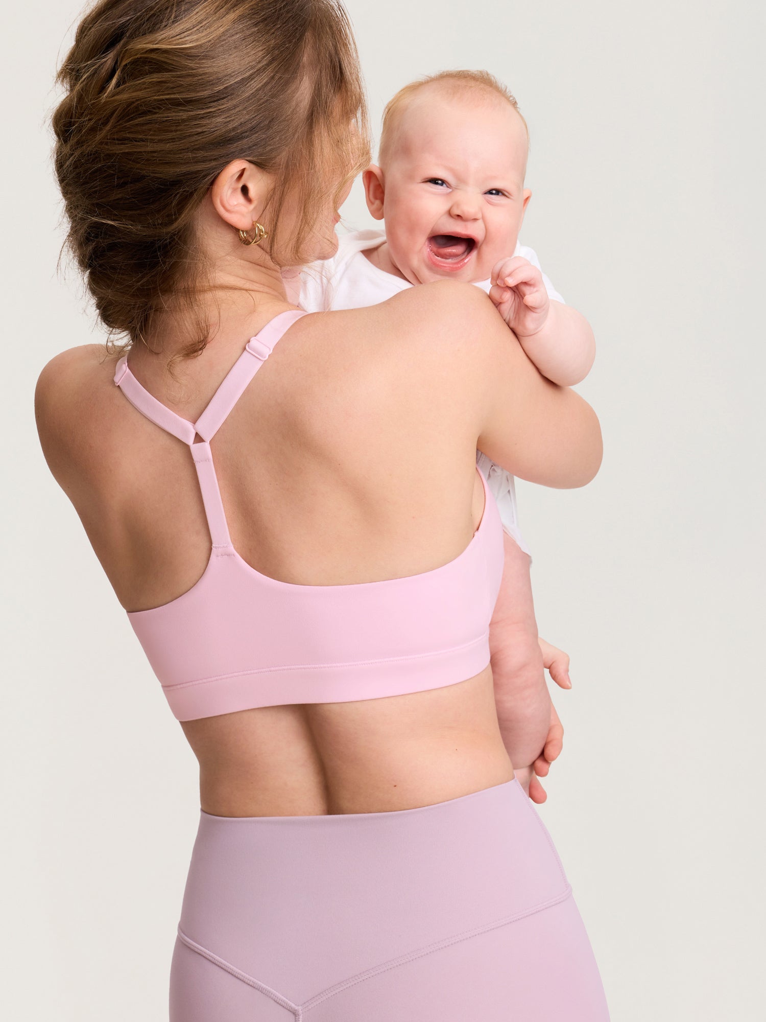 MOMANDA Women's Natrelax® Adjustable Y-back Nursing Bra White