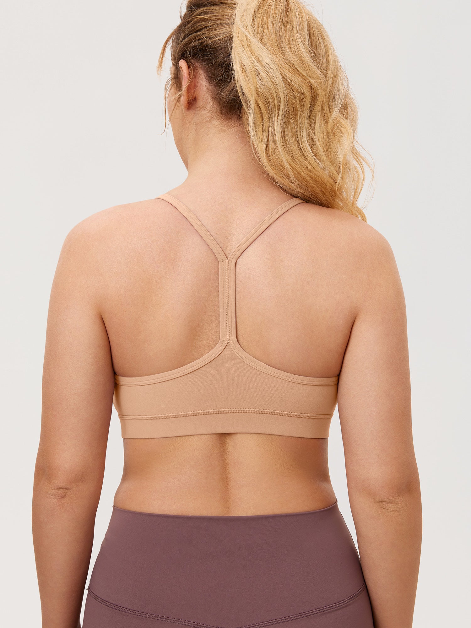 MOMANDA Women's Natrelax® Y Back Nursing Sports Bra Beige