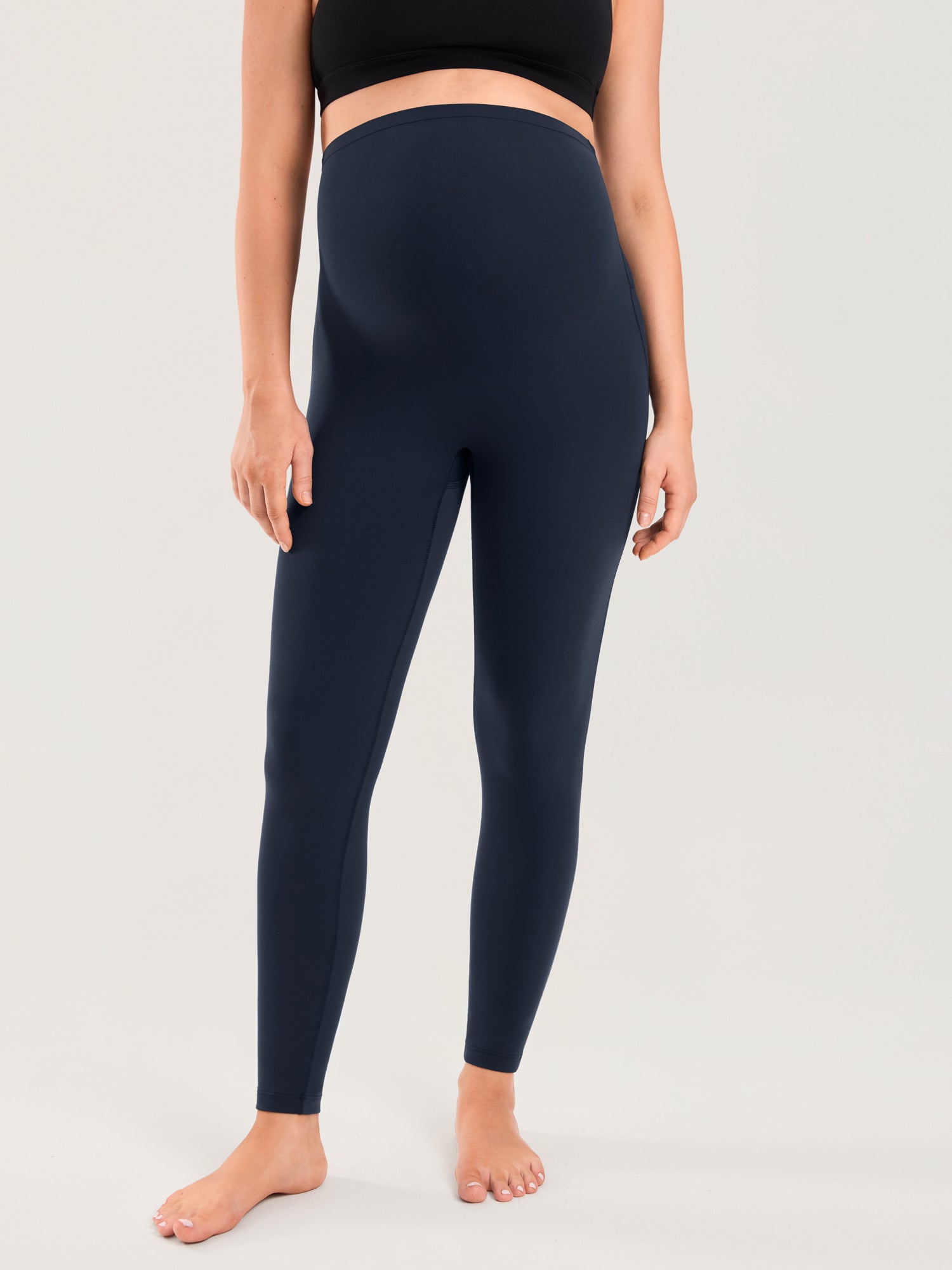 Natrelax® Seamless-Front Maternity Leggings 25"