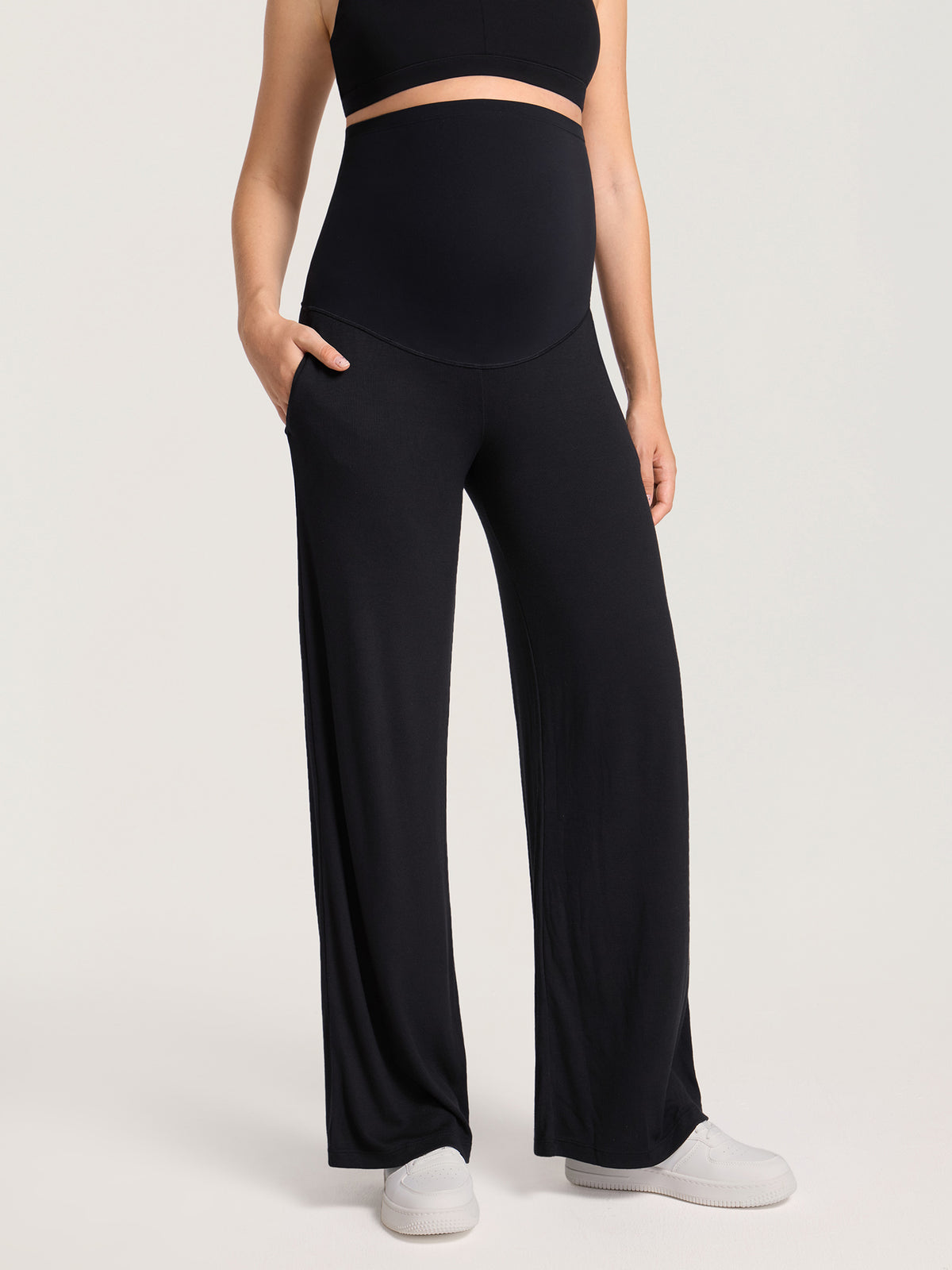 Cotton Rib Maternity Lounge Pants 30"