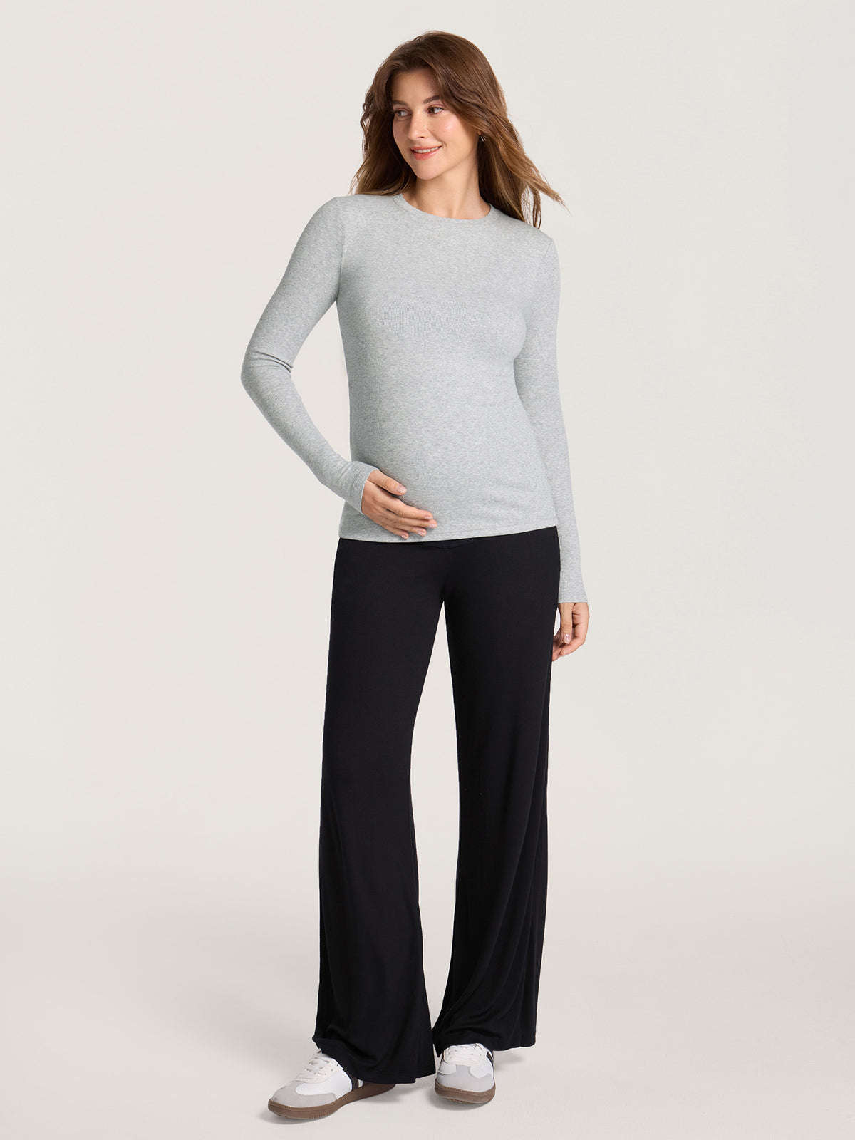 Cotton Rib Maternity Lounge Pants 30"