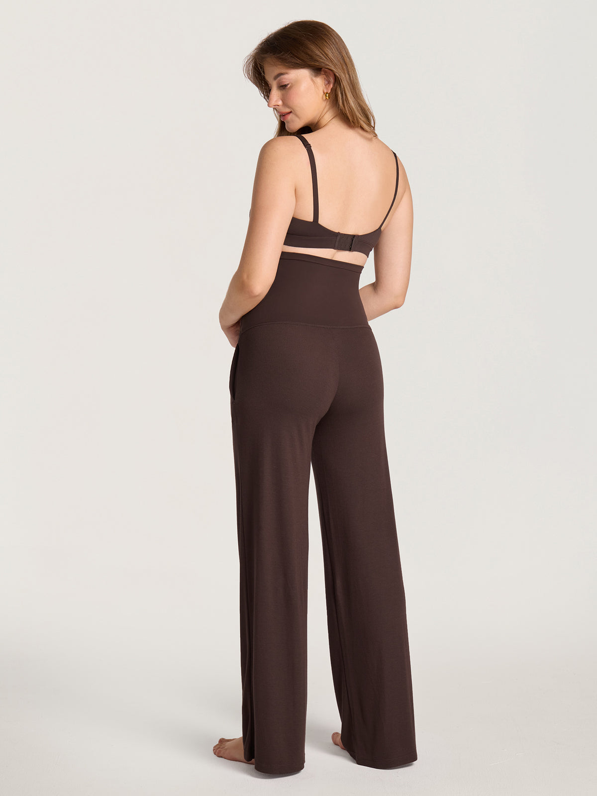 Cotton Rib Maternity Lounge Pants 30"