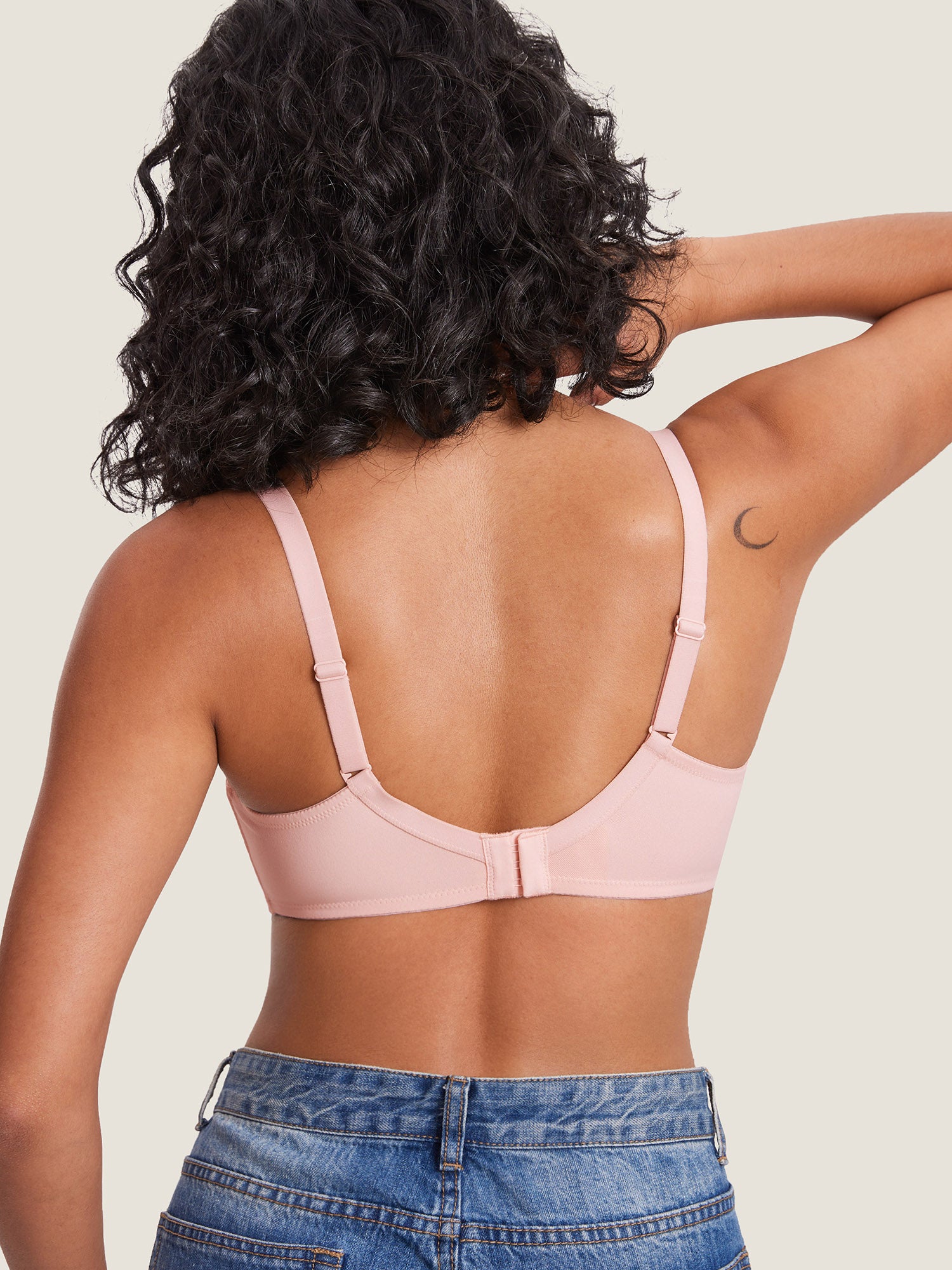 MOMANDA Cotton Lining Hands Free Pumping Bra Blush Pink