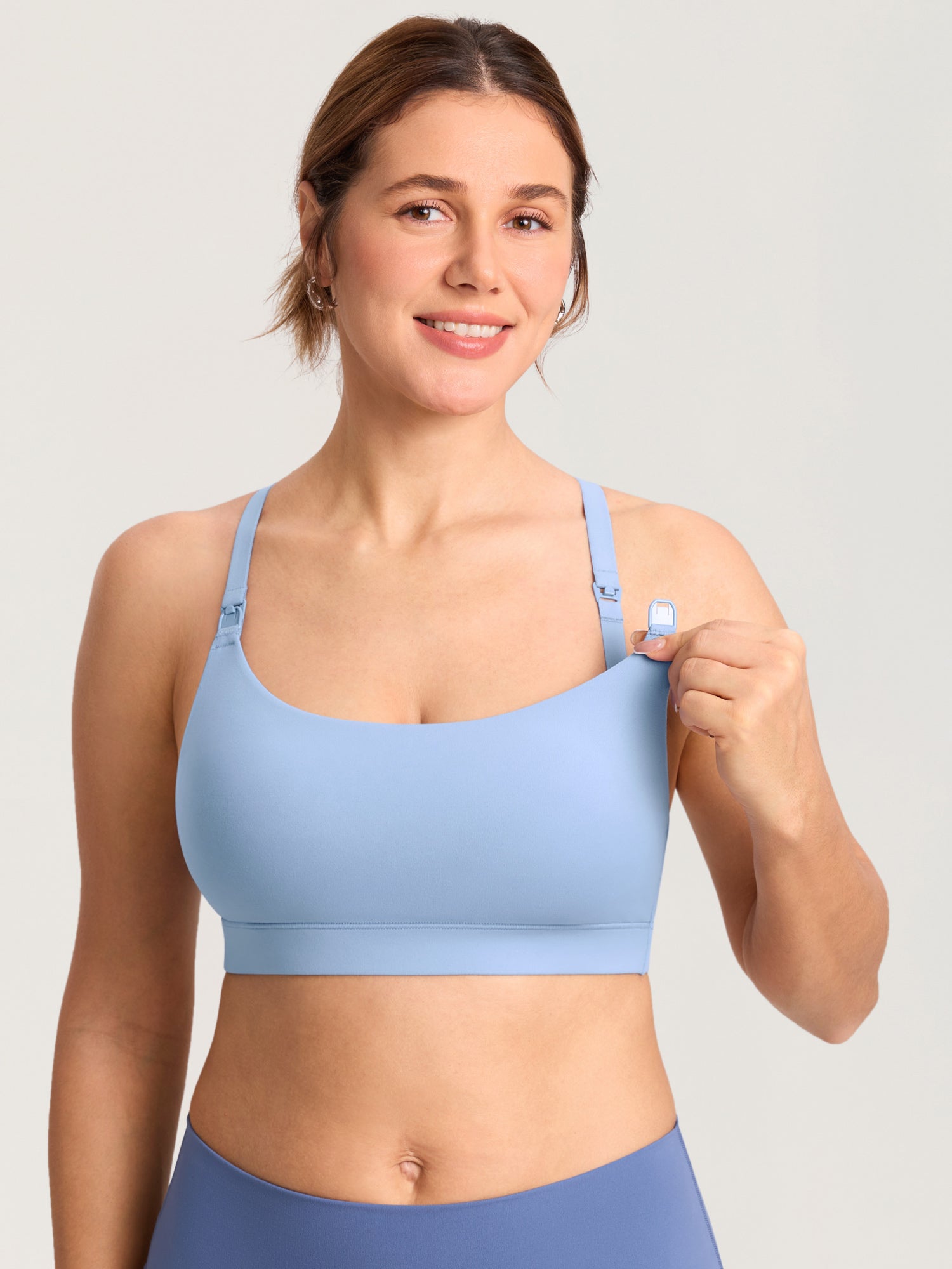 MOMANDA Women's Natrelax® Adjustable Y-back Nursing Bra Sweet Pink