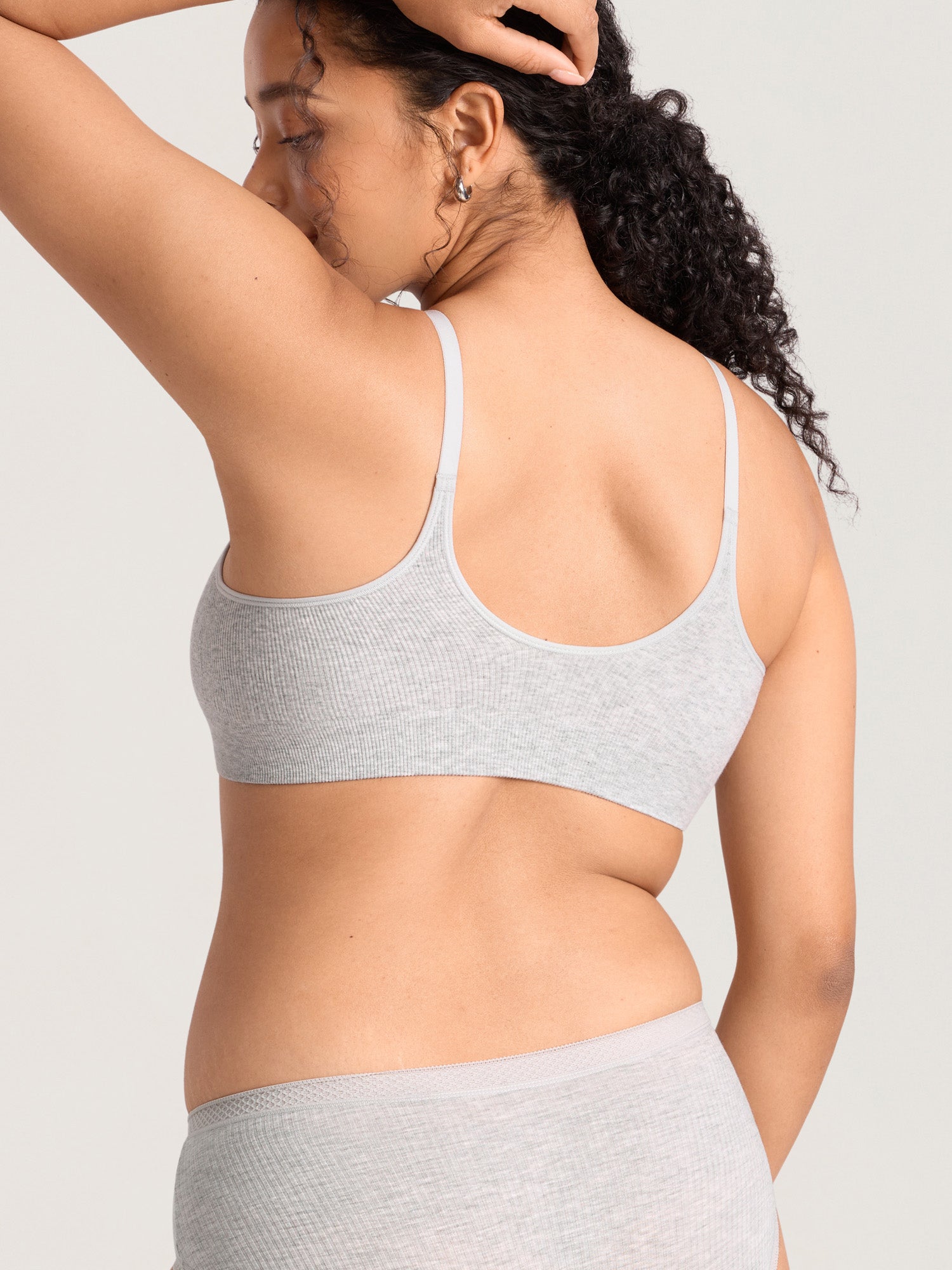 Ribbed Cotton Nursing Bralette