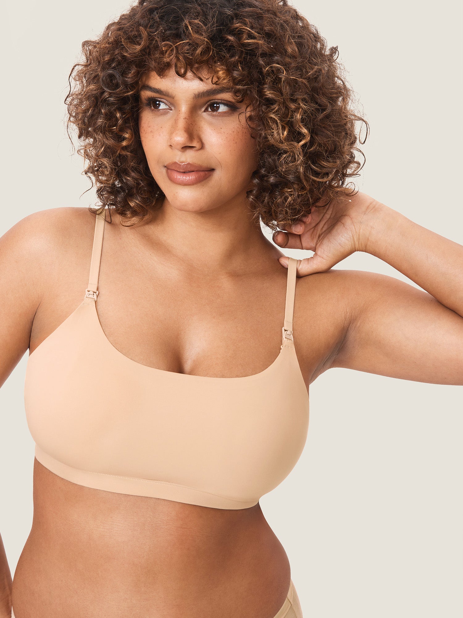 MOMANDA Women's Inbarely® All-In-One Pumping Bra Warm Beige