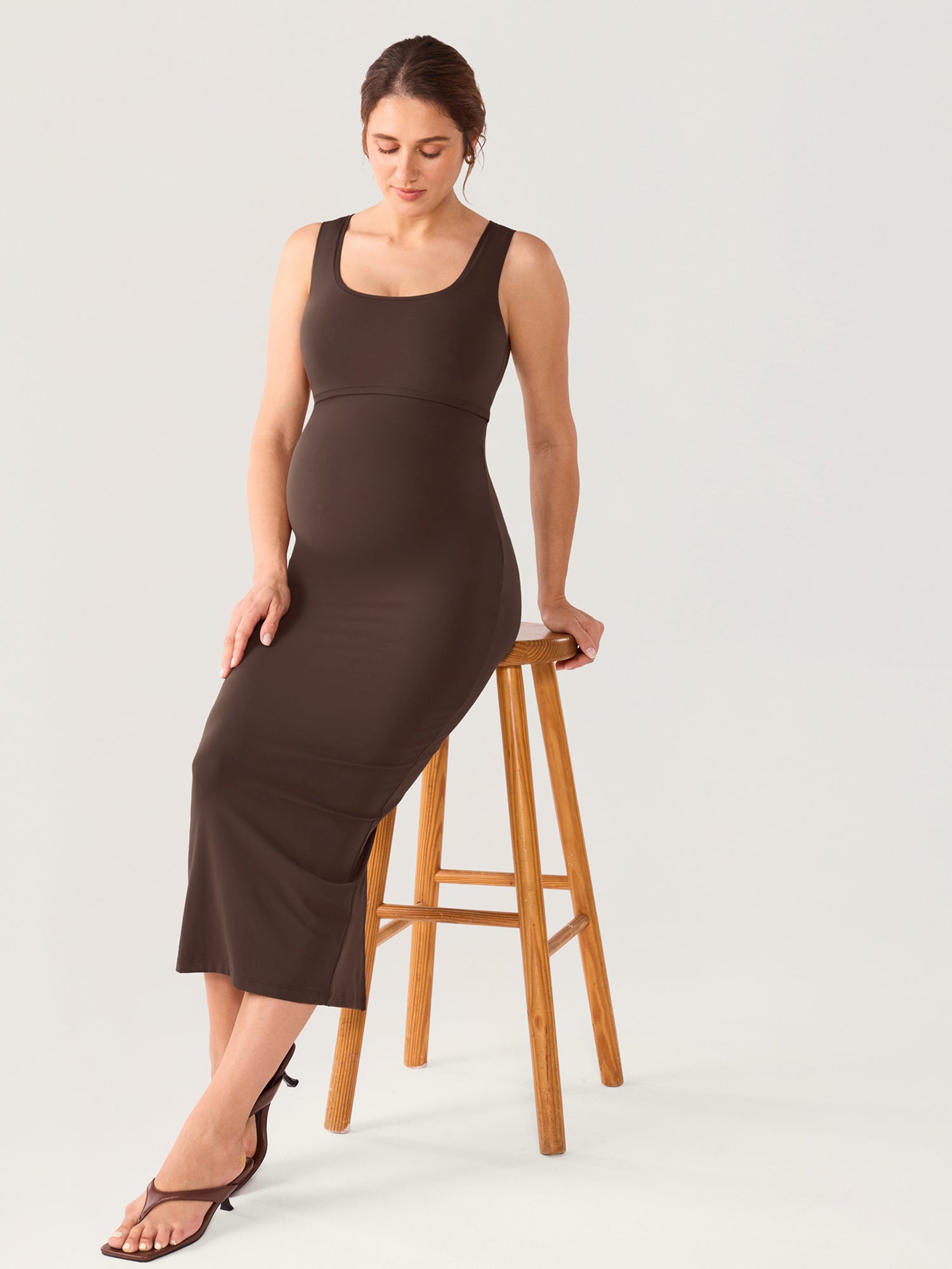 Natrelax® Hidden Crossover Babycon Maxi Dress