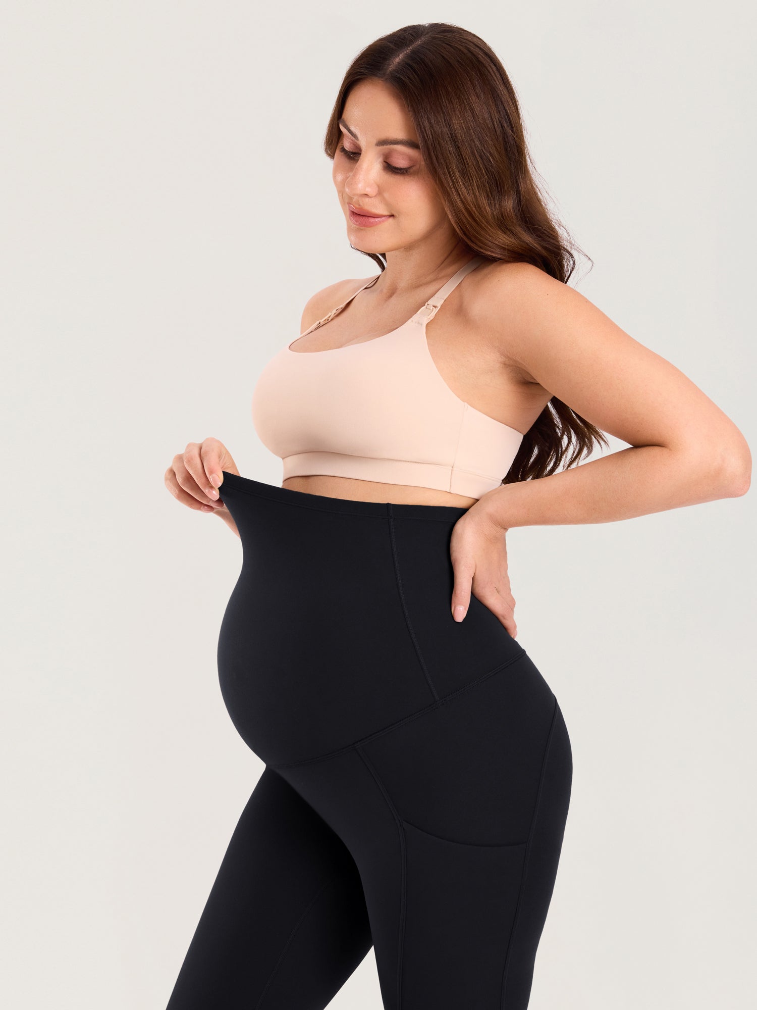 Natrelax® Maternity Leggings with Pockets 25"
