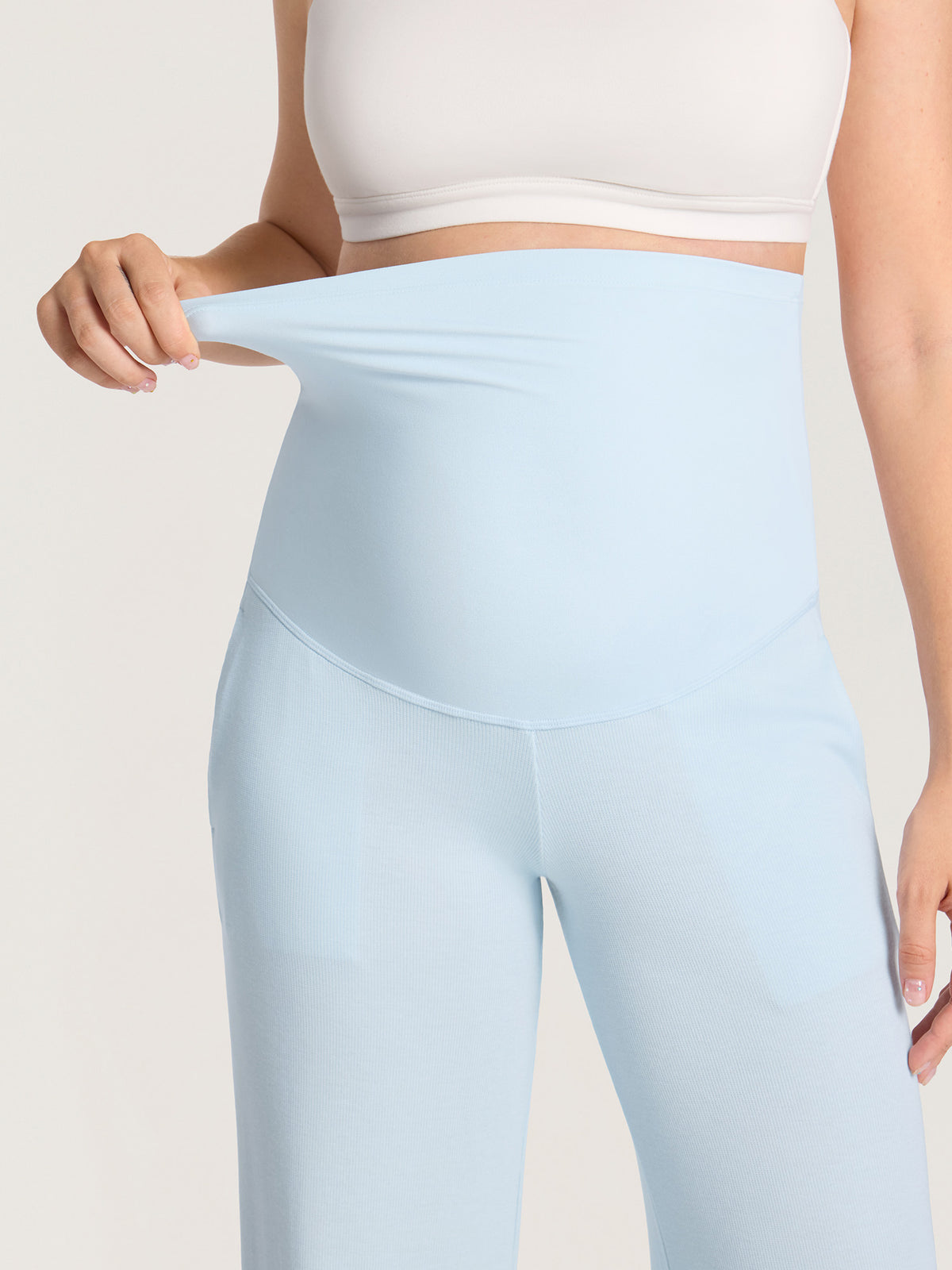 Cotton Rib Maternity Lounge Pants 30"